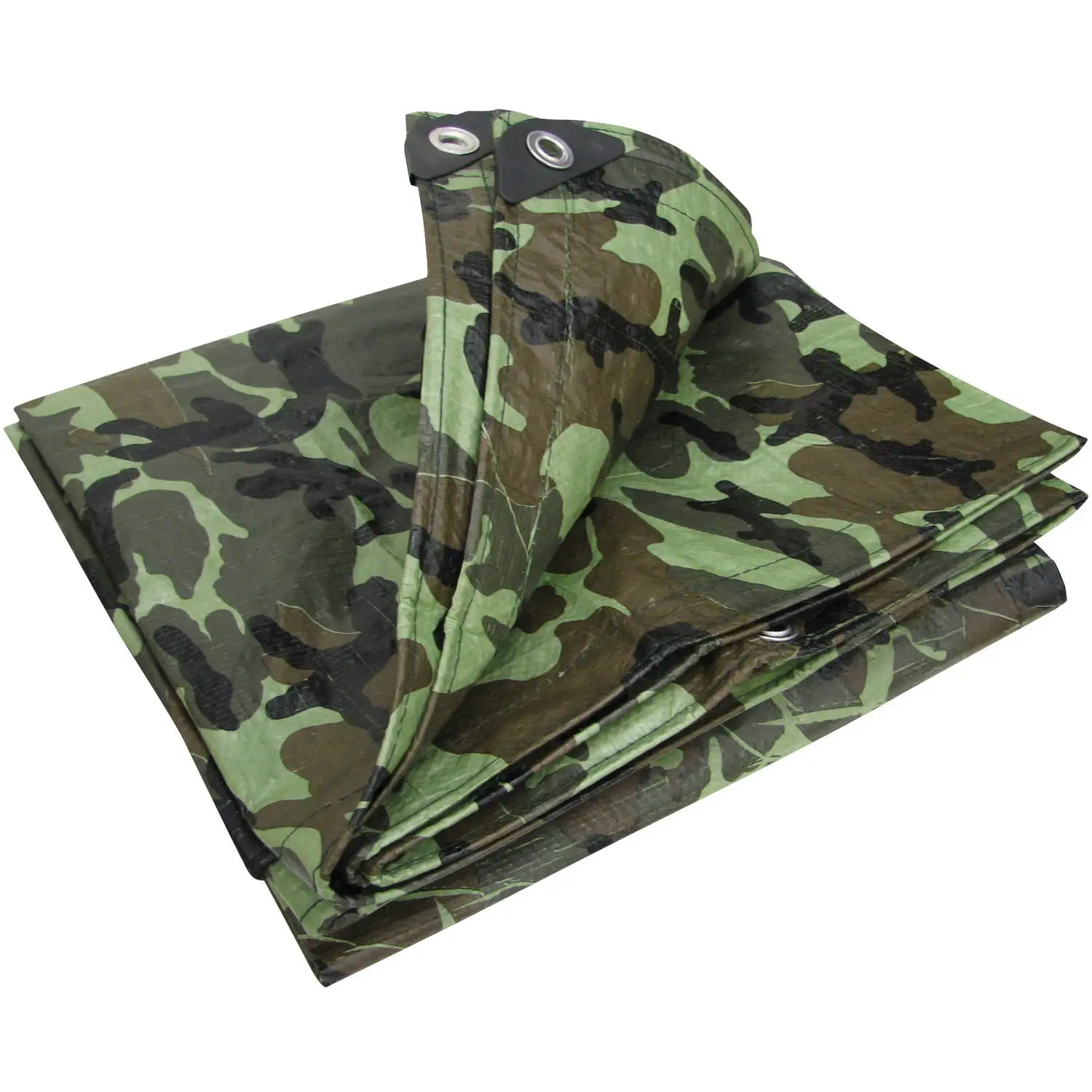 

Rip Stop Tarp - 8 Ft X 10 Ft - Woodland Camo