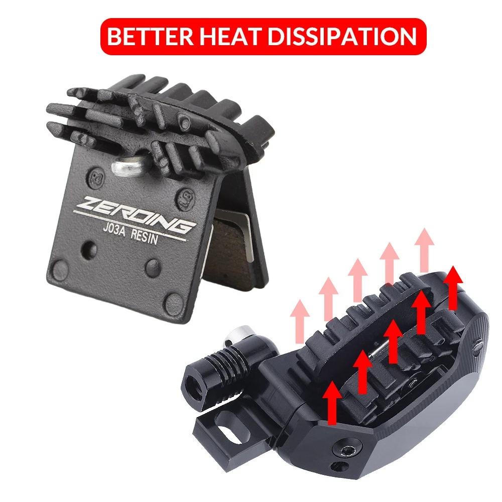 ZEROING 1 пара горный велосипед J03A резиновый охлаждающий плавник Ice Tech велосипедные