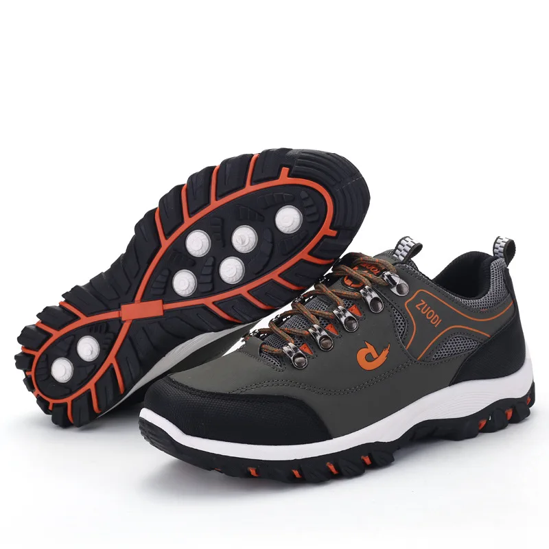 

2023 Men's Casual Shoes Outdoor Hiking Shoes Anti Slip and Wear-Resistant Outdoor Climbing Boots Sports Men Shoes