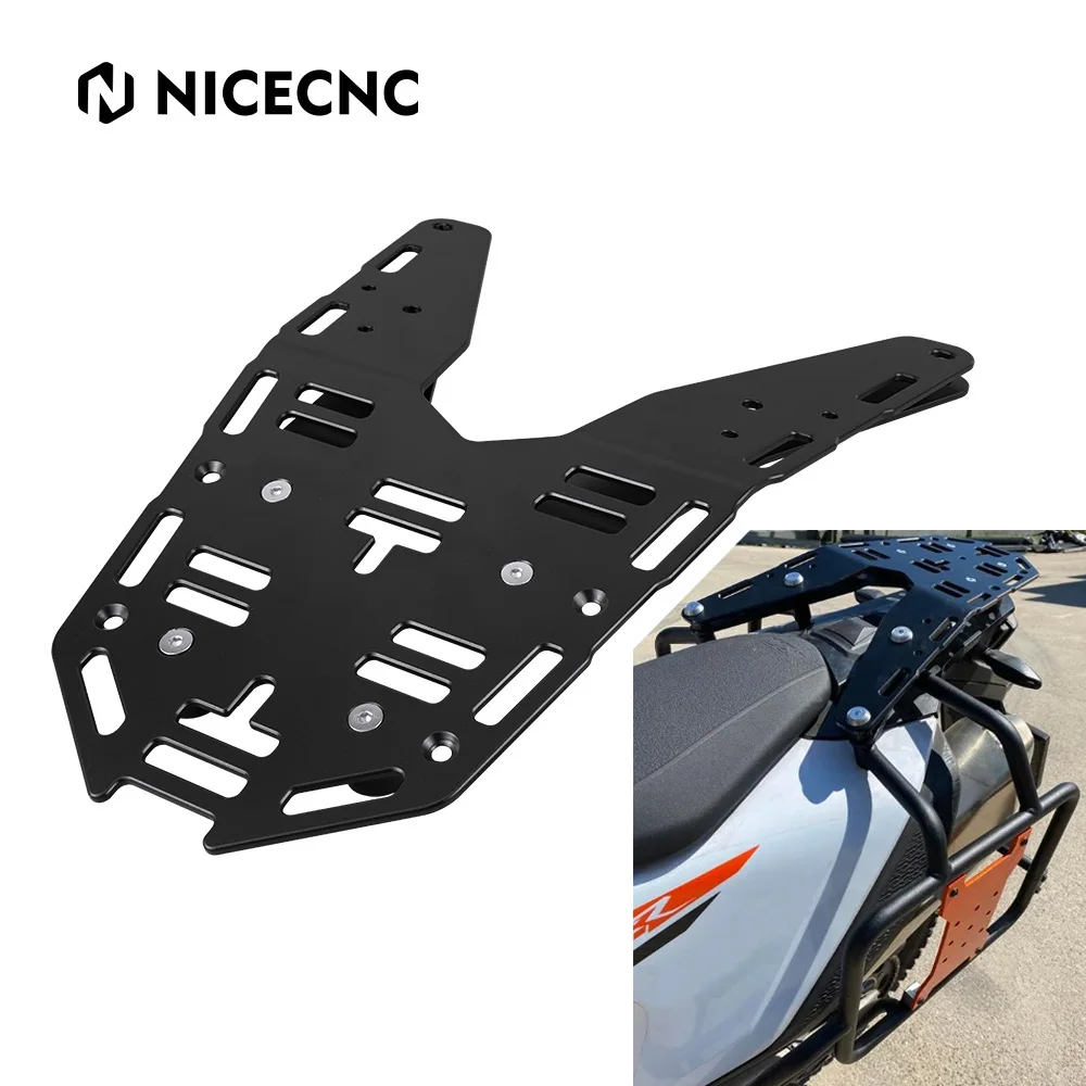 Motorcycle Saddlebag Tail Rack for KTM 690 Enduro R 2019 2020 2021 2022 690 Enduro R Luggage Rack Rackless Bag Strapping Bracket