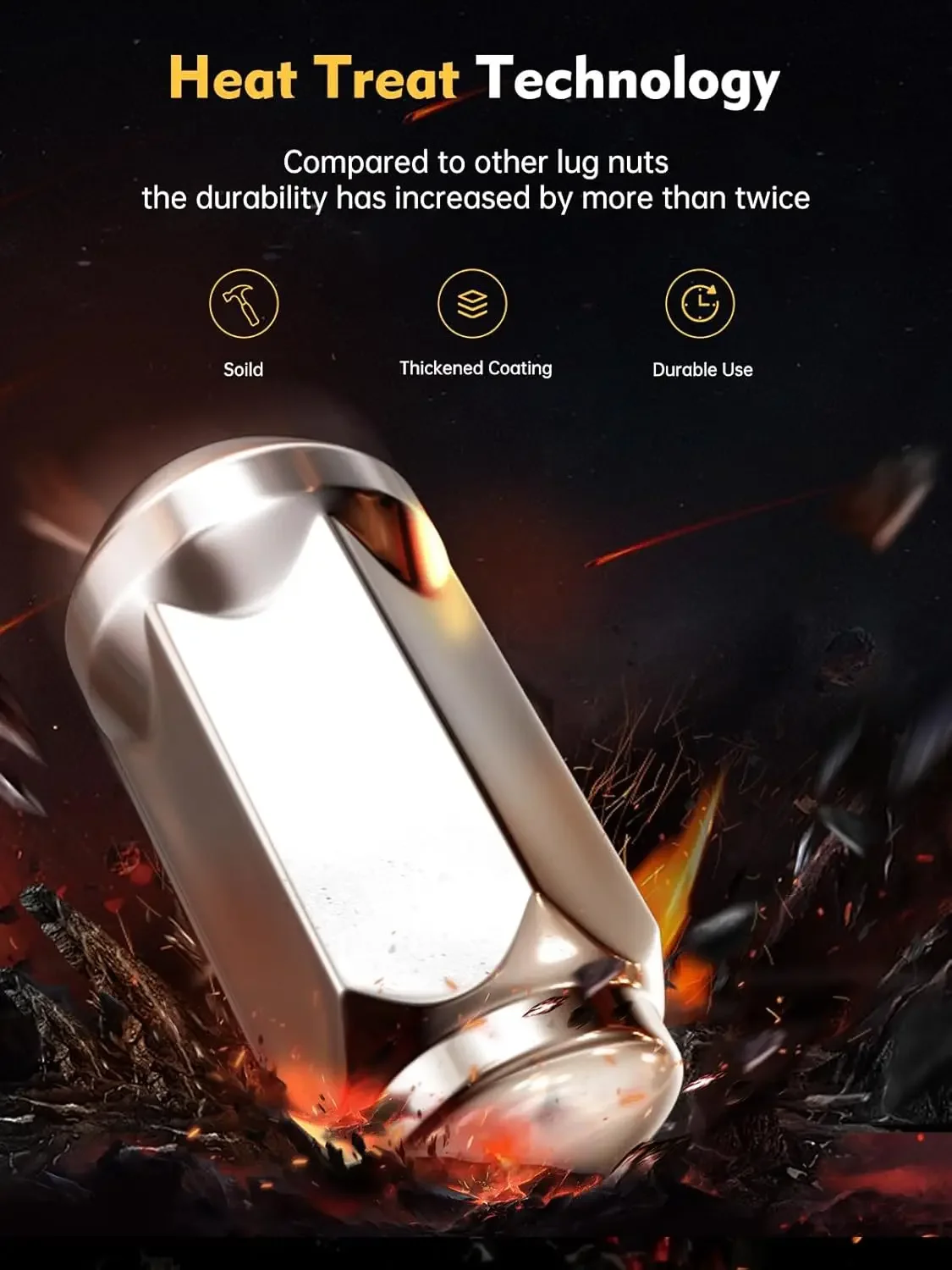 MIKKUPPA 24 шт. M14x1 5 узкие гайки с проушинами-3/4 дюйма шестигранные высота 1 8 ширина 0 9