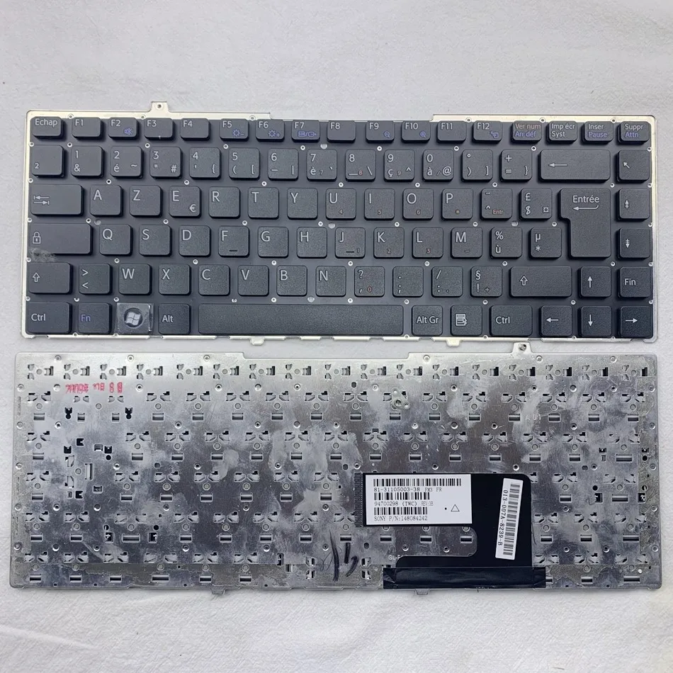 

French Keyboard for Sony Vaio VGN-FW FW11 FW130 FW139 FW140 FW145 FW150 FW160 FW170 148084242 Series FR Azerty Layout