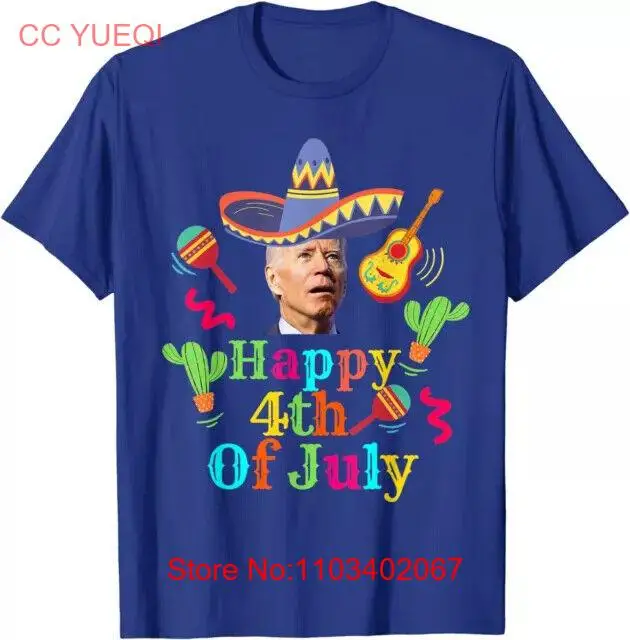 Забавная футболка Joe Biden Happy 4th Of July хорошего качества размер S-5XL