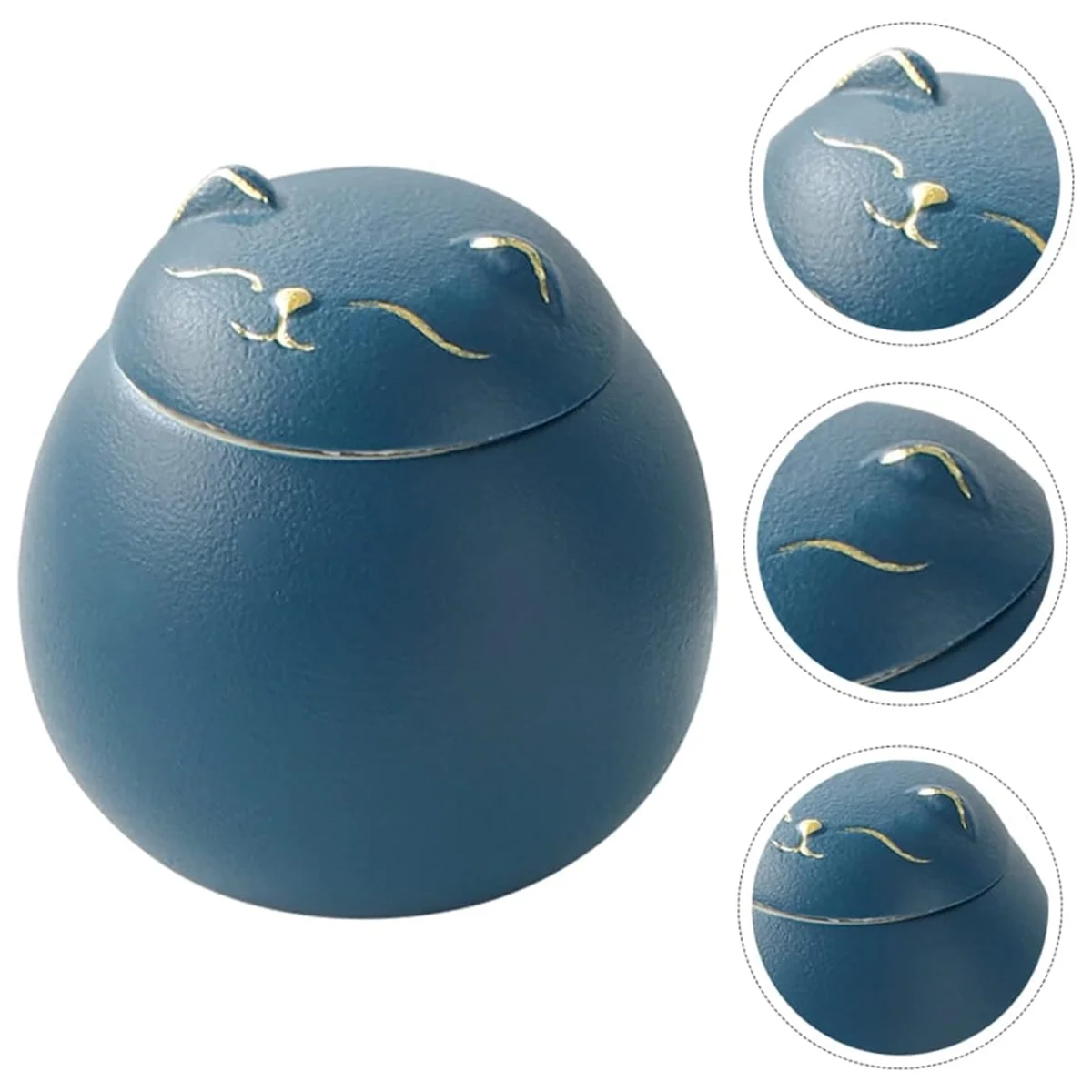 Керамическая герметичная банка для хранения чая банки в форме кошки фарфоровая