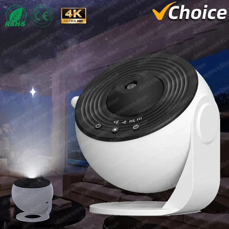 360 ° Вращающийся Светодиодный Ночник Galaxy Проектор Звездное Небо Декор Для