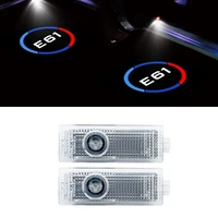 2pcsset car door hd led welcome light for bmw e61 5series logo car laser projector warning ghost lamp auto external accessories
