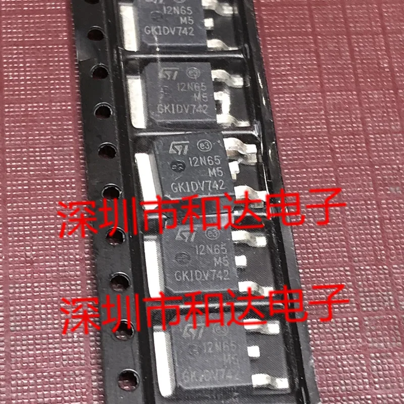 

5 шт. STD12N65M5 TO-252 710V 8.5A