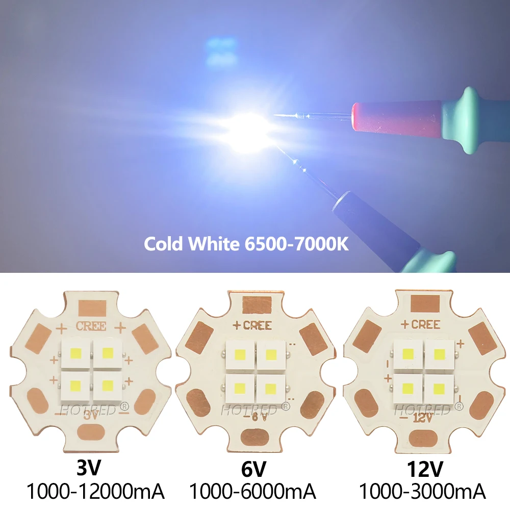 

Холодный белый LED 10-30W XPL-HI HotRed