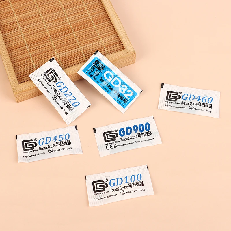 10 шт. термопаста для P1S A1 Mini GD32 GD100 GD220 GD450 GD460 GD900 деталей 3D-принтера