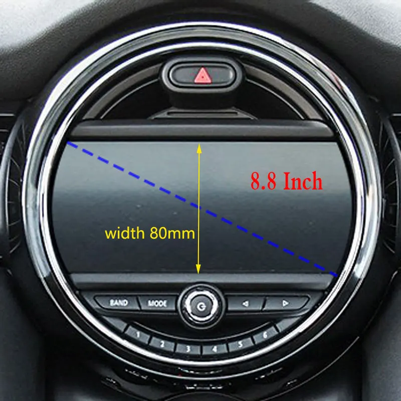 

Защитная пленка из закаленного стекла для MINI Cooper F54 F55 F56 F57 F60 Countryman 2017-2023, автомобильная GPS-пленка для защиты от царапин