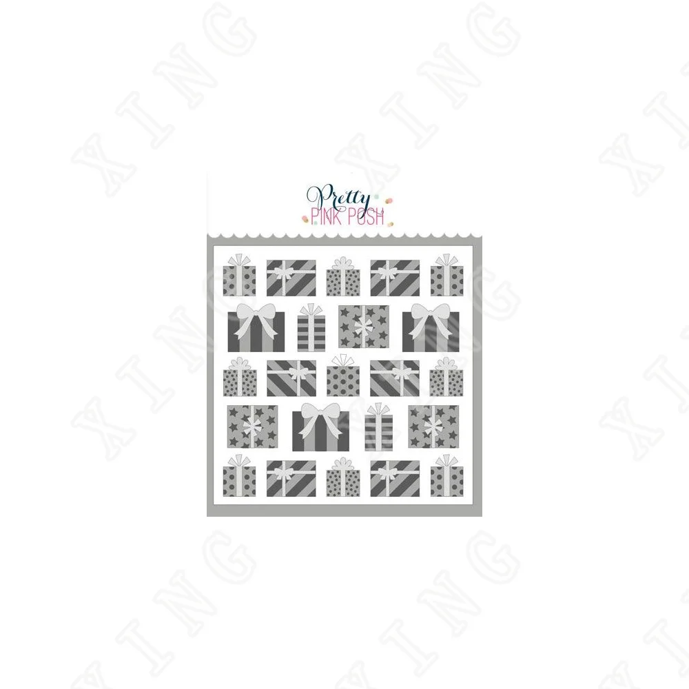 

Layered Presents Stencils Layering Stencils Painting Scrapbook Coloring Embossing Album Decorative Template 2022 New Arrival