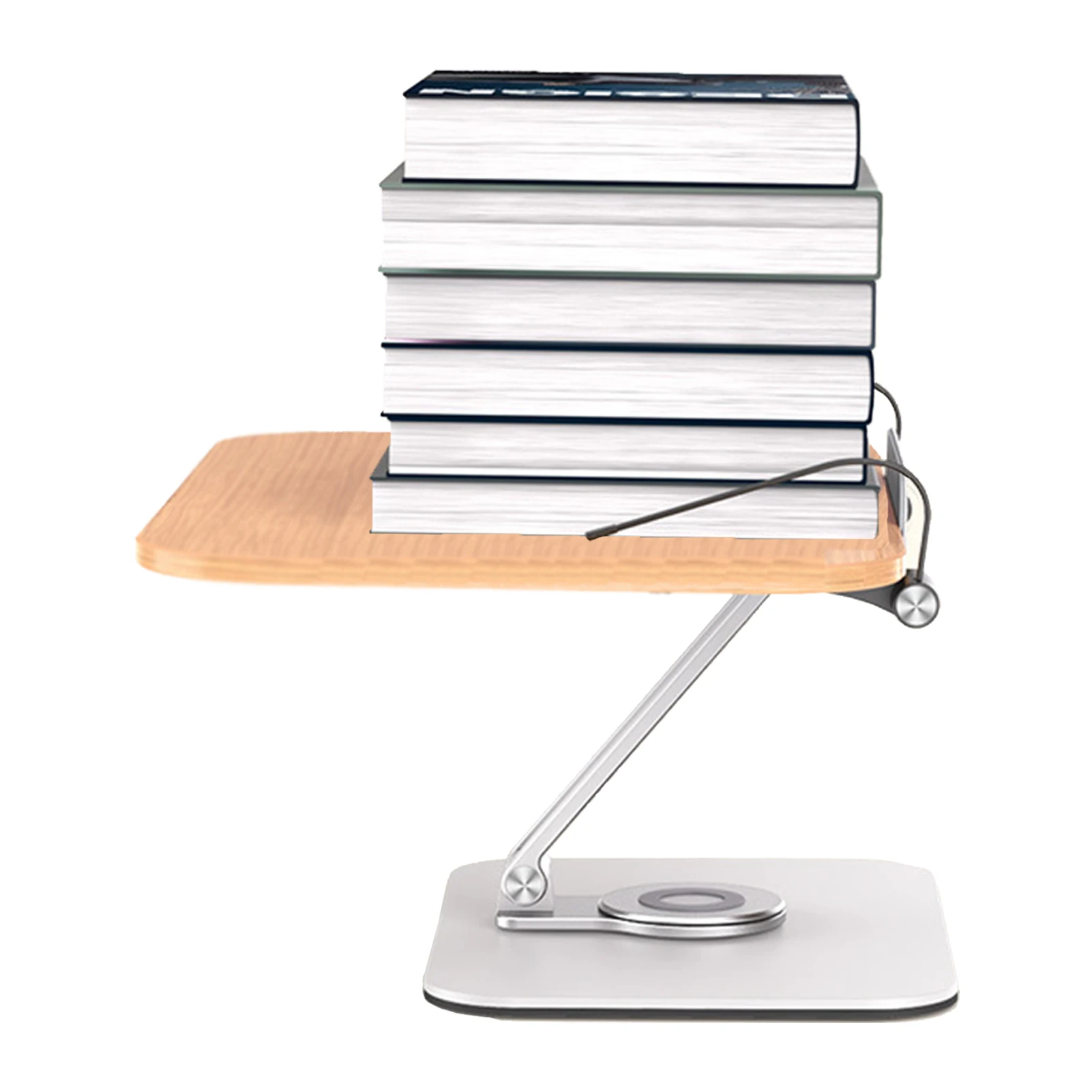 

Desktop Height Adjustable Aluminum Alloy Reading Book Bracket For Children's Reading Rack Multi-angle Rotation Book Stands