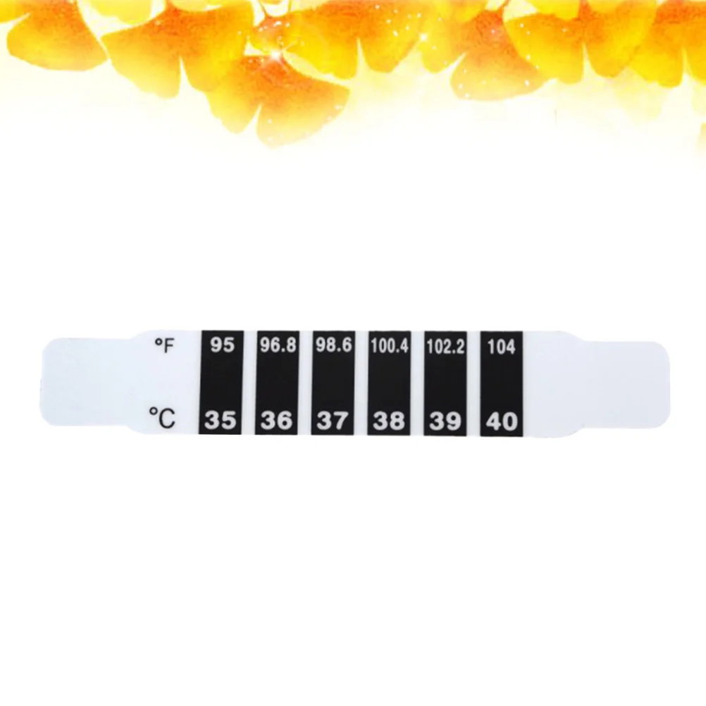 

3pcs Stick- on Baby Temperature Sticker Forehead Strips Kid Fever Forehead Fever Sticker