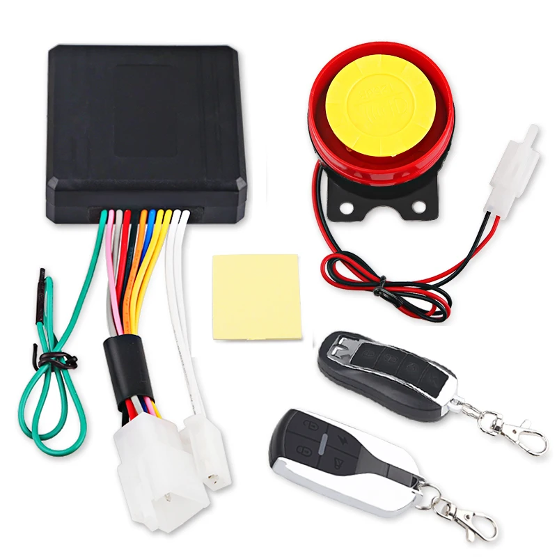 

Universal Motorcycle Bike Alarm System Scooter Anti-theft Security Alarm Moto Remote Control Engine Start + Alarme Moto Speaker