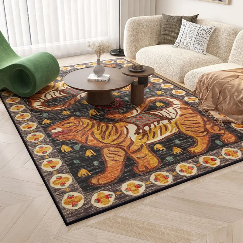 

Bohemia Retro Persian Art Carpet Large Area Living Room Carpets Cozy Soft Bedroom Decoration Rug Coffee Table Rugs Tapis Tapete