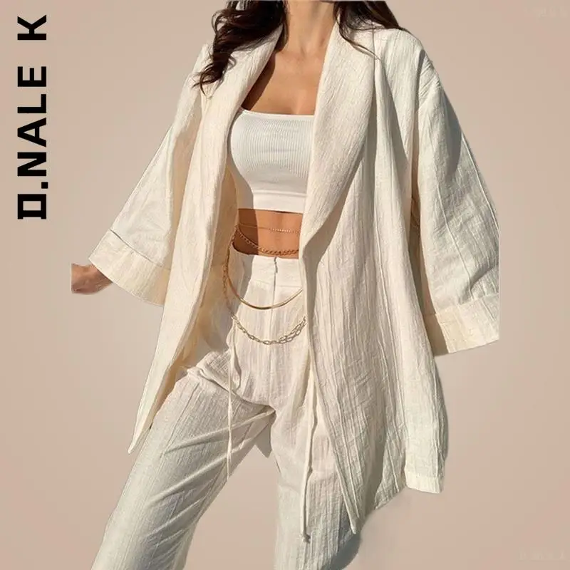 

D.Nale K Women Set Fashion Sexy Long Pants Loose 2 Piece Set Long Winter Woman Tracksuit 2021 Casual Women's Tracksuit Set