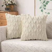 plush pillow cover nordic cushion cover for sofa living room 4545 decorative pillows solid color home decor pillowcase
