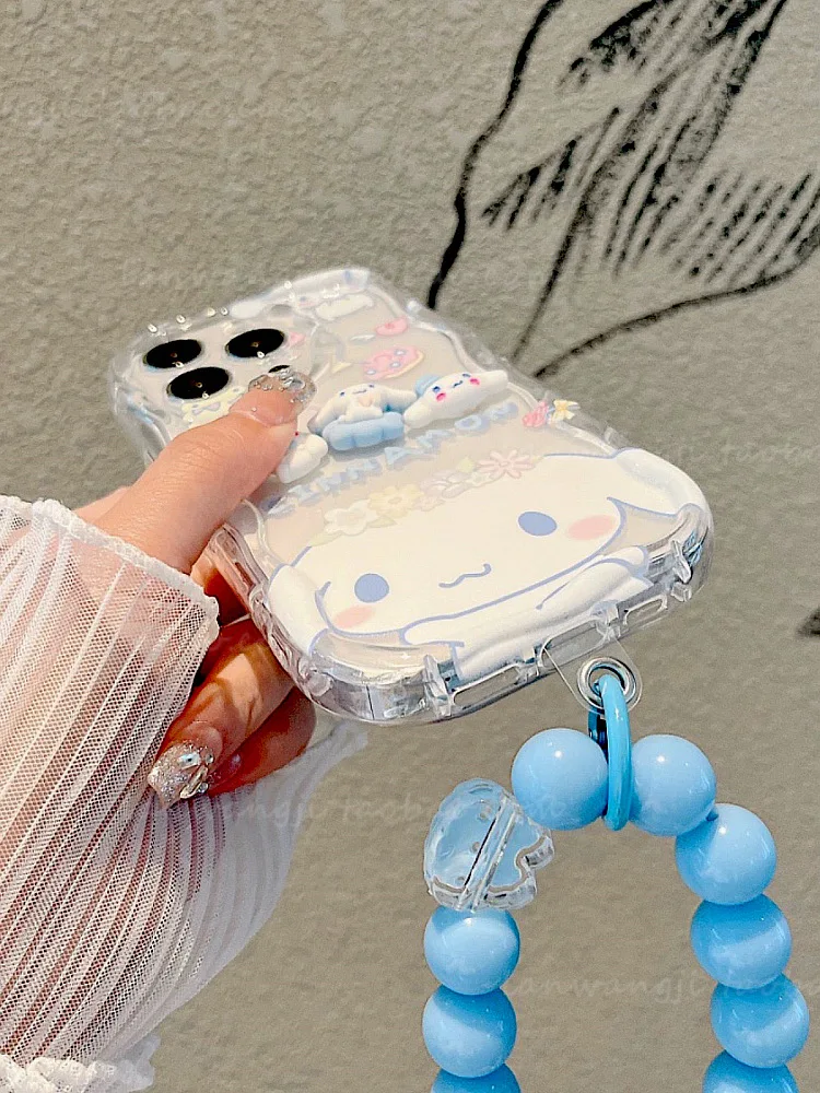 Милый чехол Sanrios Cinnamoroll 3D Wave для Xiaomi Redmi 13C 12 12C 10 10C 9C A1 A2 K50 K40 Note 13 11 Pro Plus 4G 5G Cover