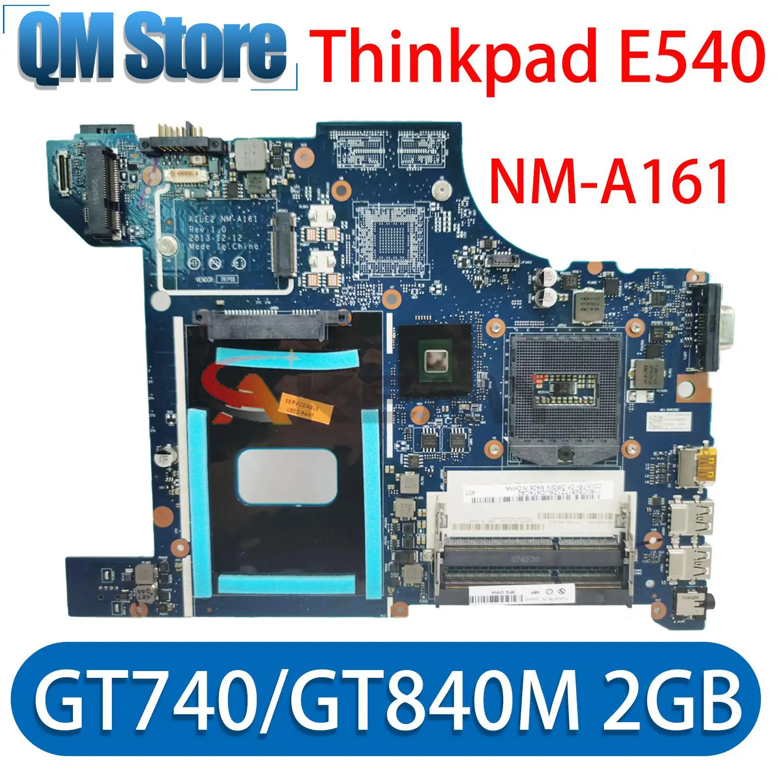 

NM-A161 For Lenovo ThinkPad E540 Notebook Motherboard GPU GT740/GT840M 2GB DDR3 100% Test work