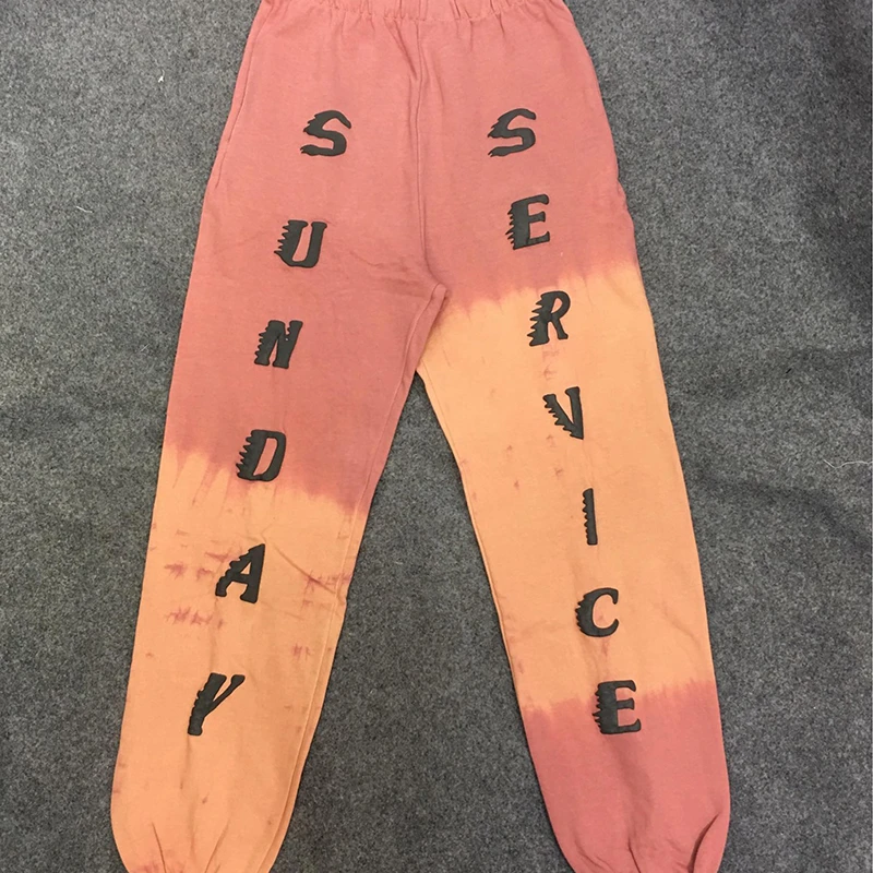 22SS KANYE WEST SUNDAY CPFM брюки с надписью Tie-Dye для мужчин и женщин |