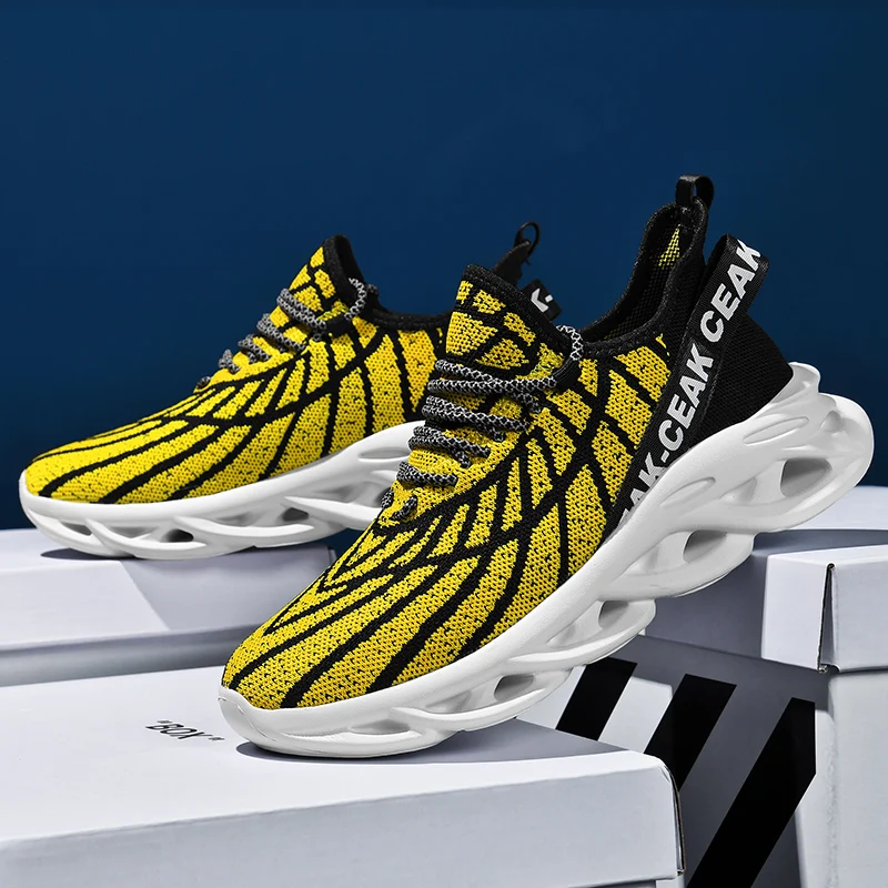 

Men Blade Running Shoes Breathable Male Sneakers Lightweight Outdoor Jogging Shoes Anti-Slippery Gym Training Zapatillas Hombre