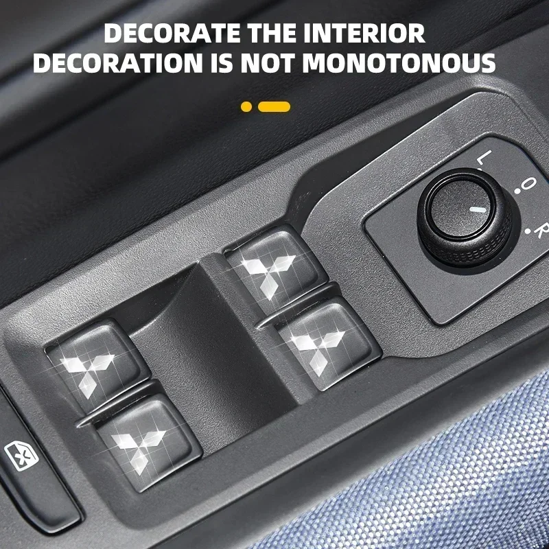 10 шт. 3D металлические наклейки для украшения интерьера автомобиля значки