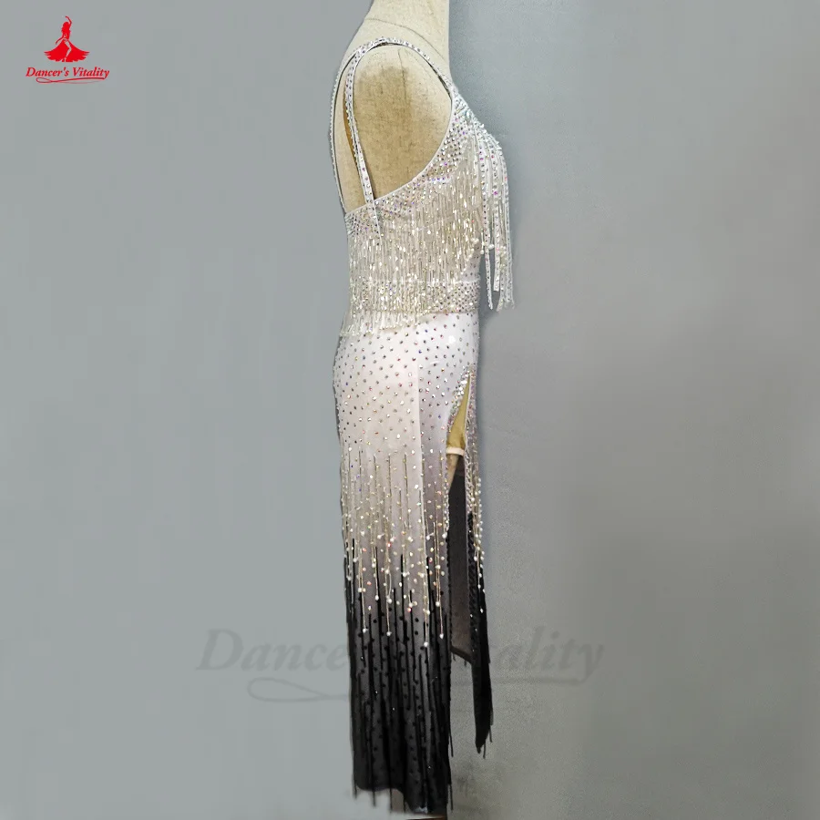 Платье для латинских танцев веймена румы Чача Танго платье с кисточками