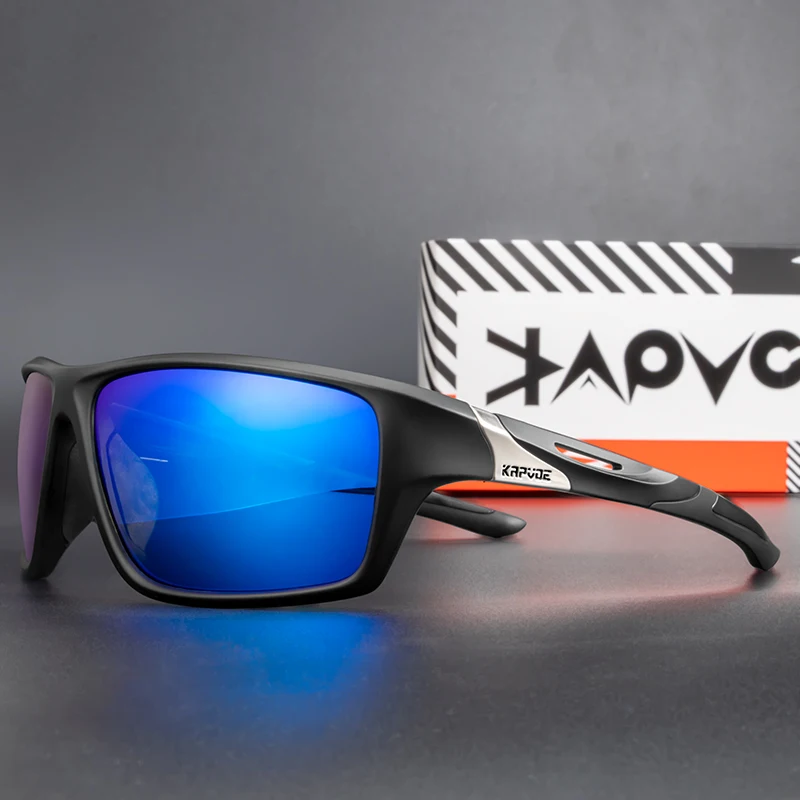 

Поляризованные солнцезащитные очки Kapvoe UV400, спортивные очки унисекс, очки для велоспорта, очки для рыбалки с красной звездой в том же стиле