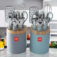 stainless steel kitchen gadgets 9 piece set of household kitchen utensils tray peeler egg beater scissors kitchen set