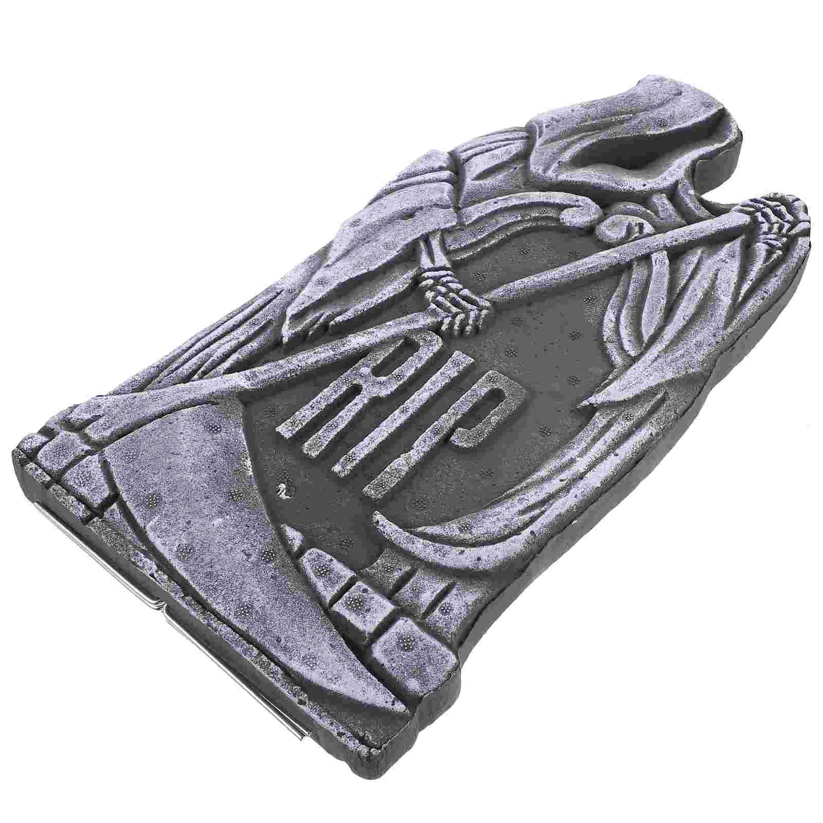 

1pc Decor Light Safe Good Unique Decor Gravestone Tombstone for Party Home