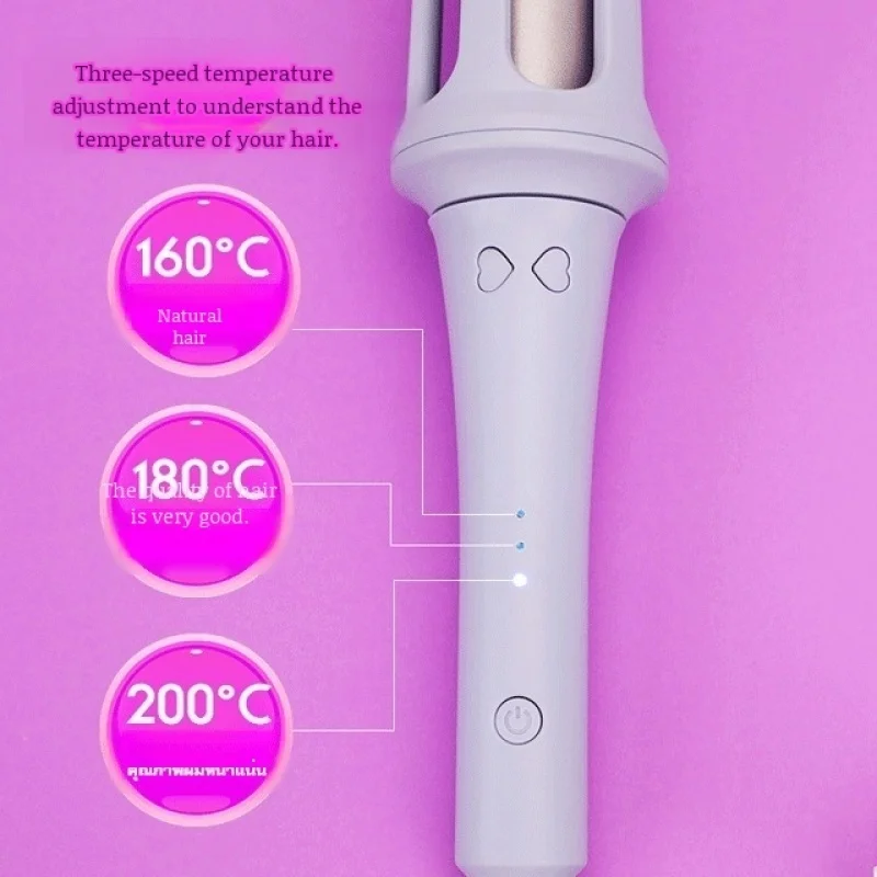 Электрическая плойка для завивки автоматическая с большими кнопками