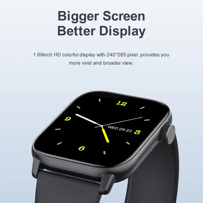 

Smart Watch Sports Smartwatch Waterproof 1.75inch Heart Rate Smart Bracelet Blood Pressure Fitness Watch