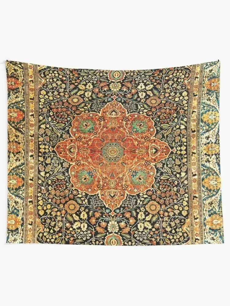 Антикварный персидский коврик Mohtashan с принтом гобелен для комнаты эстетическое