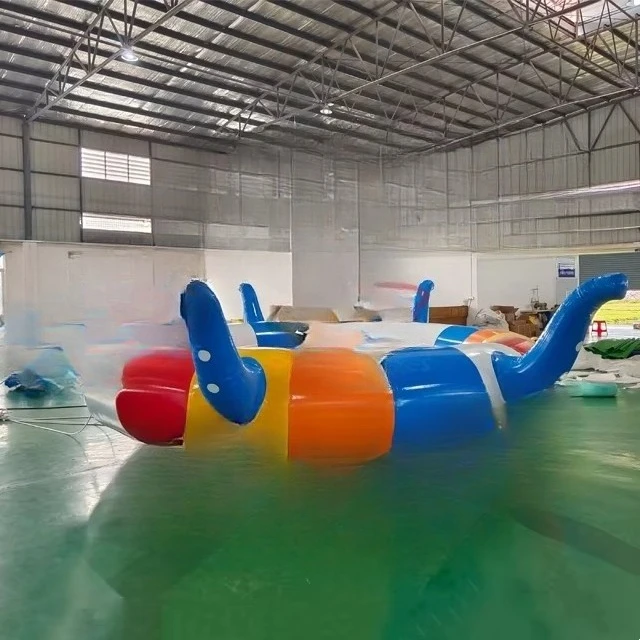 Фото Надувная лодка-батут Crazy Jet Ski Traction Flying Saucer, надувная лодка-банан, надувная лодка-осьминог Disco Boat Traction №1