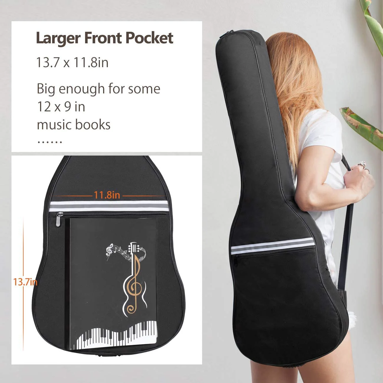 Сумка для электрогитары Gig Bag 41 дюйм сумка гитары акустической электрической