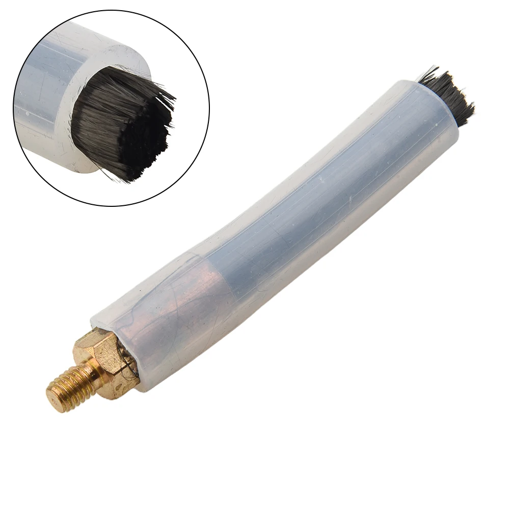 

1pc M6 M8 M10 Copper Head Weld Brushes WIG MIG MAG TIG Brush For Weld Seam Bead Joint Cleaning Polishing Machine Welding
