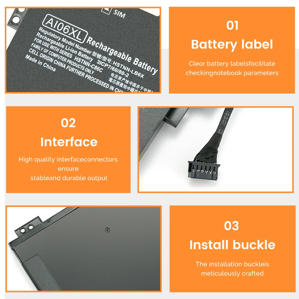 Аккумулятор AI06XL для ноутбука HP ZBook 17 G3 T7V62ET V1Q05UT X9T88UT T7V61ET