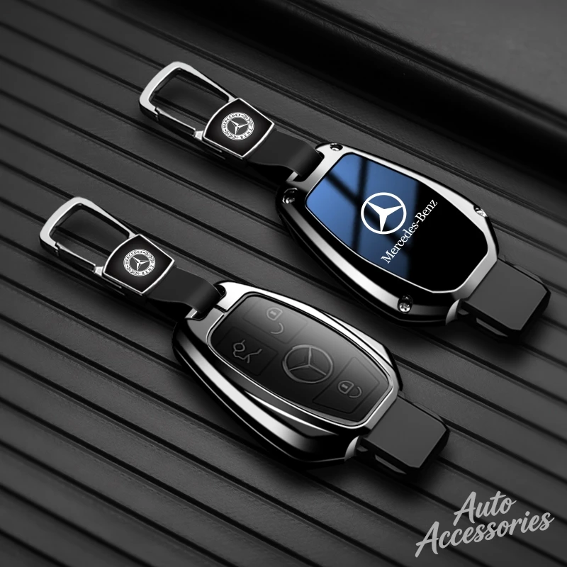 Фото Чехол-накладка для ключей с градиентным дизайном для Mercedes-Benz A, B, C, S-класса, AMG, GLA, CLA, GLC, W176, W221, W204, W205 – защитный аксессуар №3