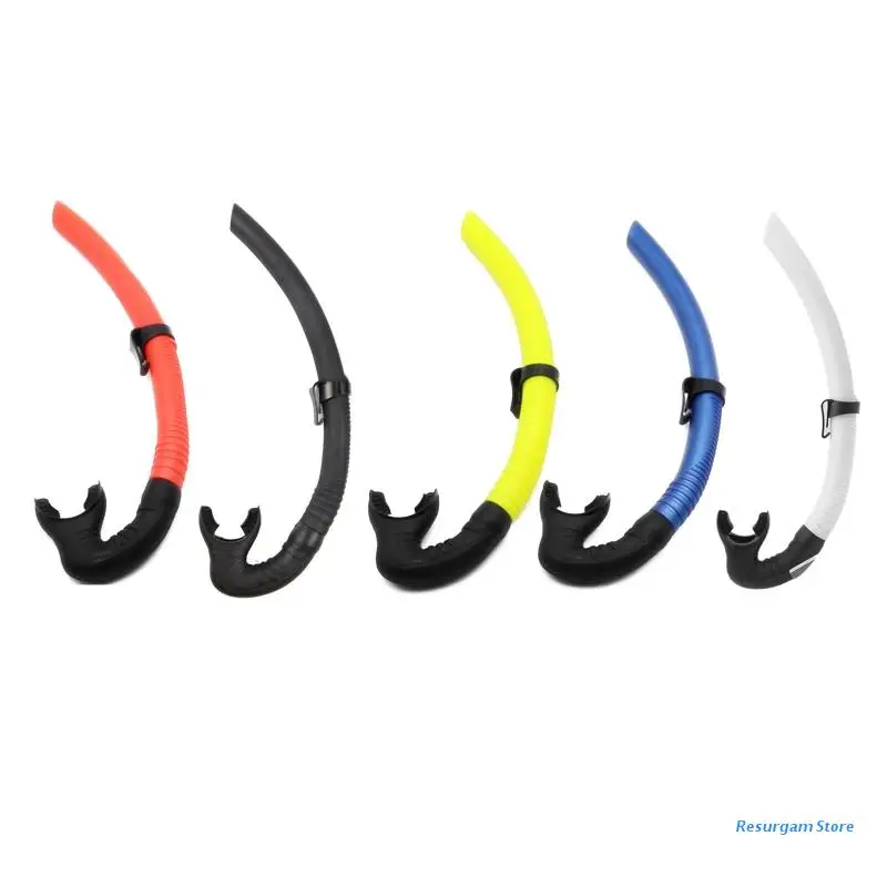 

Diving Dry Snorkel, J-Shape Full Food-Grade Silicone Freediving Snorkel for Snorkeling Scuba Diving Freediving Drop Shipping