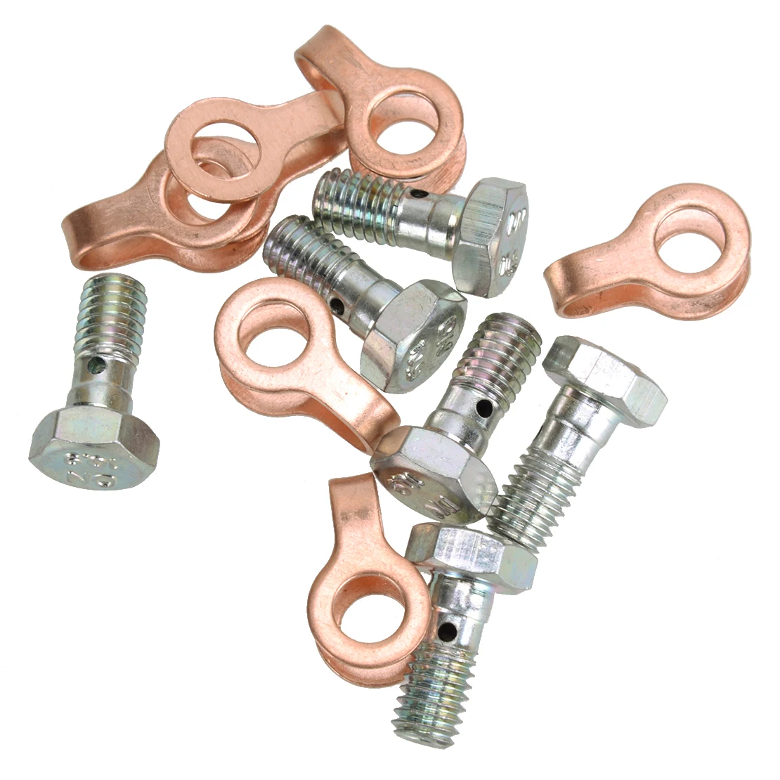 

3905307 4942278 12pcs/set Return Line Bolt With Seal Set Fit For Dodge Ram Cummins 3.9 5.9 12V 6BT 1989-1994 1995 1996 1997 1998