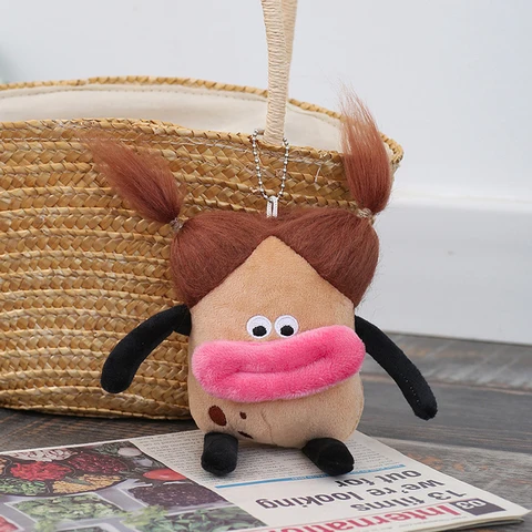 Плюшевая игрушка-подвеска в виде жареного картофеля