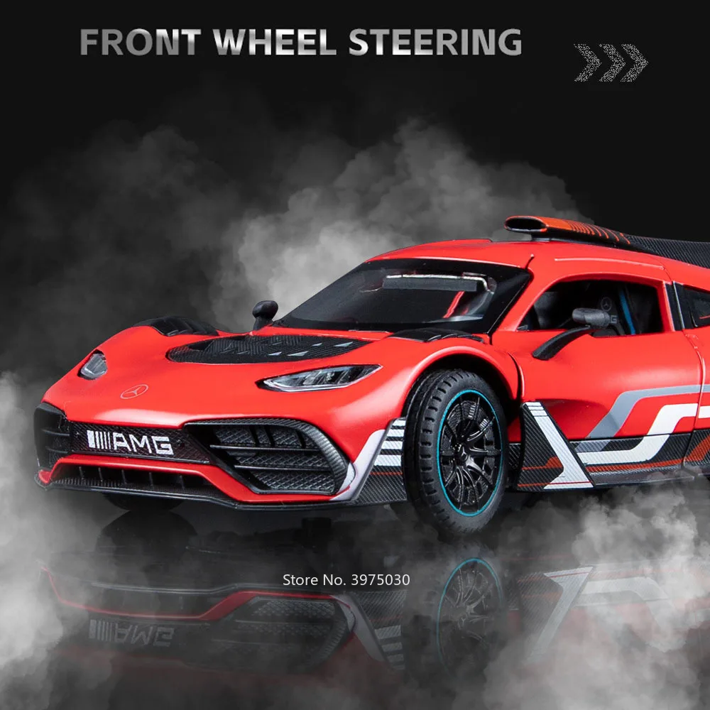 Масштаб 1:24 Benz ONE модели спортивных автомобилей игрушки литые под давлением