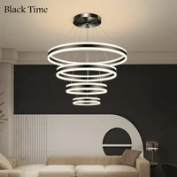 circle ring led pendant light for living room bedroom dining room kitchen light pendant lamp modern home indoor lighting fixture