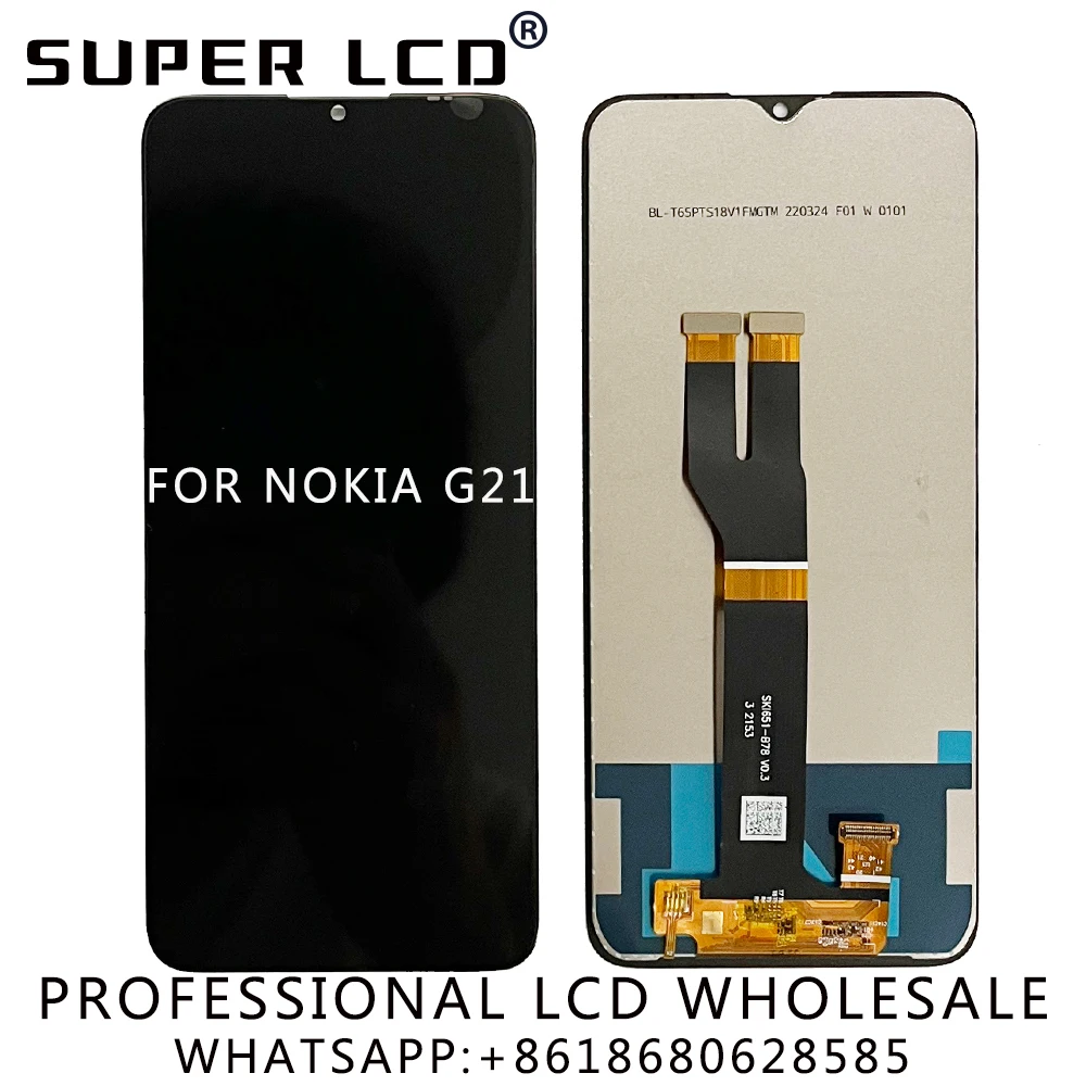 

For Nokia G21 TA-1418 TA-1477 TA-1415 TA-1405 Original LCD Replacement Mobile Phone Display Touch Digitizer Screen Assembly