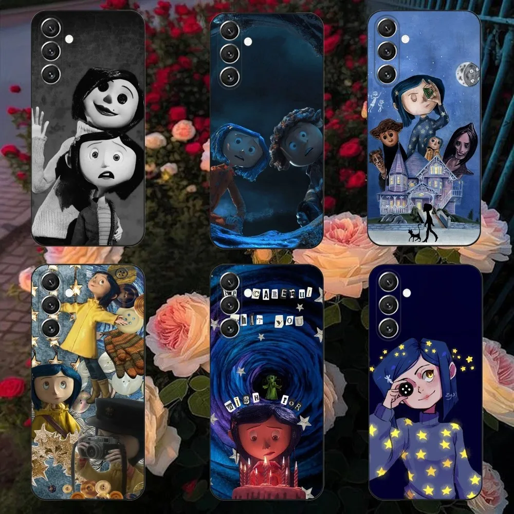 Чехол для телефона из аниме-фильма C-Coraline-S Samsung Galaxy A13 A21s A22 A31 A32 A52 A53 A71 A80 A91 мягкий