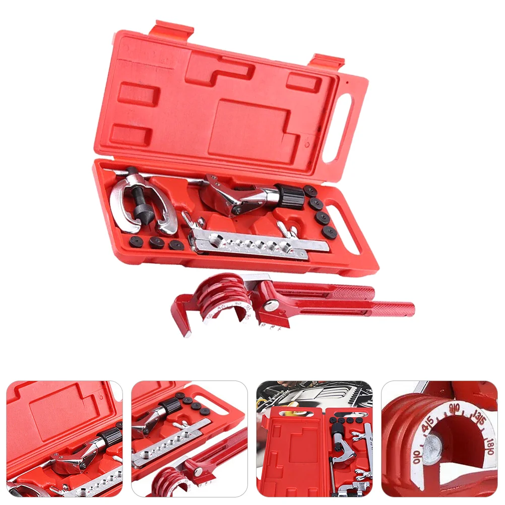 

12 Pcs Tube Expander Bender Air Conditioner Kit Copper Pipe Flaring Tools Steel Repair