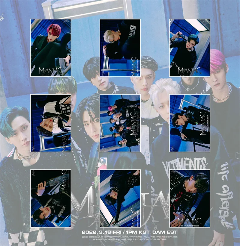 

1Pcs Wholesale Kpop Stray Kids Poster Stickers New Album ODDINARY MANIAC