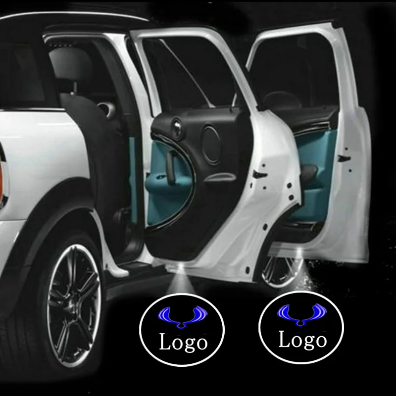 

2PCS Car Door Projector Light Welcome Logo Light For Ssangyong Korando Musso Sports Rexton Logo Courtesy Laser Ghost Shadow Lamp