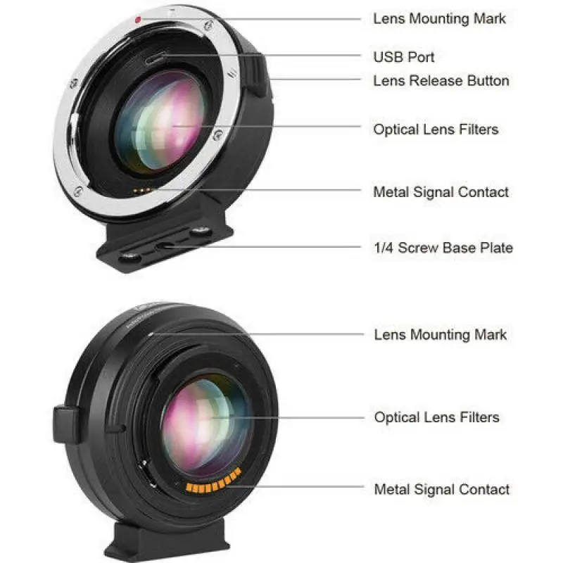 Commlite 0.71X Booster Electronic Auto Focus Lens Mount Adapter для Canon EF To EOS M Cameras |