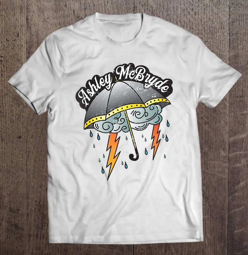 

Футболка с принтом Эшли макбрид и зонтика для мужчин и женщин, мужские футболки, футболка оверсайз, женская футболка, эстетическая одежда в ...